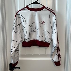 Adidas x Rita Ora Cropped Long Sleeve